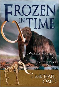 Mammoth from cover of "Frozen in Time' by Michael Oard