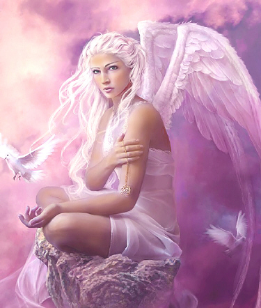 Female Angel with wings